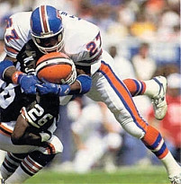 Former 1st round draft pick from Arkansas and All-Pro Free Safety for the Denver Broncos he played 10 seasons with Broncos, winning 2 Super Bowls. 8 Pro Bowls, 24 interceptions he was known as a fierce tackler during his time in the NFL.