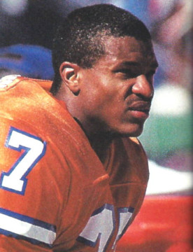 Selected to the 1989 NFL All-Rookie team he was nicknamed the "Smiling Assassin". He is also on the Pro Football Hall of Fame's All-1990s team as well.