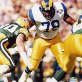 Jackie Slater Hall of Fame Offensive Tackle for the Los Angeles Rams 1976-1995