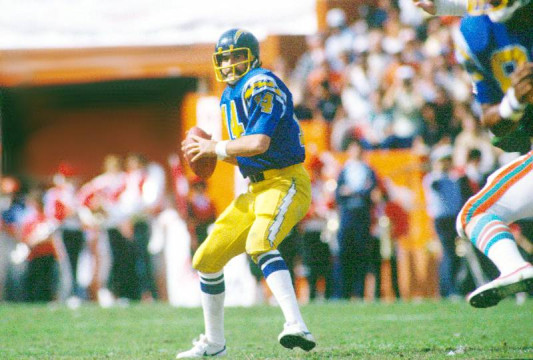 Hall of Fame in 1993 he retired in 1987 he was the Chargers All-Time Leading Passer.
