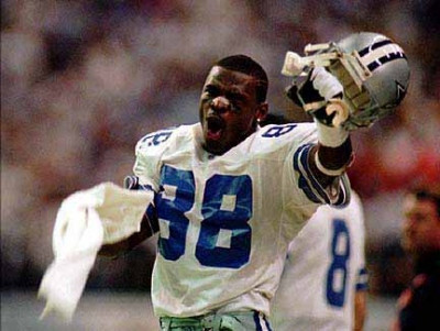 Dallas Cowboys Wide Receiver 1988-1999. 750 catches, 11,904 yards and 65 touchdowns.