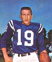 Probably one of - if not the - best know quarterback from the Golden Age of Football. Played 18 years in the NFL and was selected to 10 Pro Bowls. Led the Colts to a 16-13 win over the Cowboys in Super Bowl V.