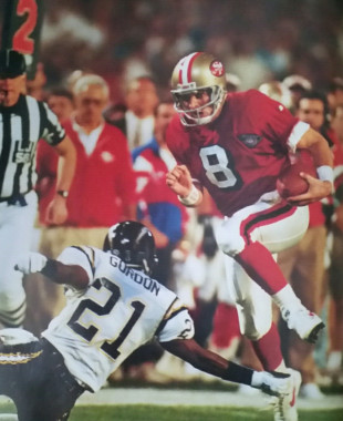 Steve Young 49ers quarterback in Super Bowl 29