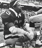 Former 1st-round draft pick out of Texas A&I by the Oakland Raiders. Considered one of the dominating offensive line man of the 1960s and 1970s. Played 15 seasons in Oakland, making 7 Pro Bowls and 5 All-Pro teams. In ducted into the Hall of Fame in 1987.
