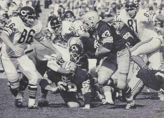 Jim Grabowski running against the Chicago Bears Defense
