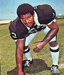 Former 1st-round draft pick out of Texas A&I by the Oakland Raiders. Considered one of the dominating offensive line man of the 1960s and 1970s. Played 15 seasons in Oakland, making 7 Pro Bowls and 5 All-Pro teams. In ducted into the Hall of Fame in 1987.