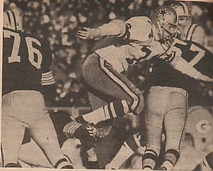 Legendary Defensive Tackle for the Dallas Cowboys, Bob Lilly played 14 years in the NFL and was named a 1st-Team All Pro 7 times in his career .