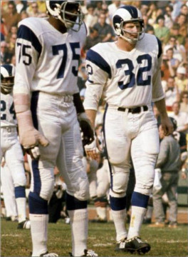 Another view of 2 of the players that made that Rams defense of the 1960s so formidable.