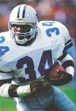 Rookie Running Back Herschel Walker of the Dallas Cowboys