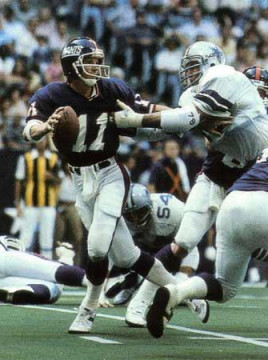 New York Giants Quarterback Phil Simms, 1979-1993
