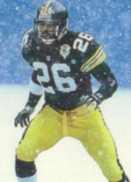 After an impressive career at Purdue he was taken by Pittsburgh in the first round of the 1987 college draft. Spent 10 years as a Steeler making 7 Pro Bowls and 5 All-Pro Teams. He also returned punts and kicks and had a total of 3 touchdowns on Special Teams.  Chosen as the Pittsburgh Steelers #4 Player of All-Time.