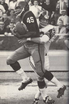 Traded to the Washington Redskins in 1962 he spent 7 seasons with Washington where was used primarily as in the Flanker position catching 393 passes for 6492 yards and 49 touchdowns. He retired after the 1968 NFL season.