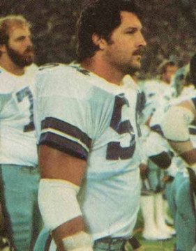  Nicknamed "The Manster", White was the Cowboys 1st-round pick in 1975 after receiving the Outland Trophy, the Lombardi Award, and being the Atlantic Coast Conference Player of the Year while at the University of Maryland.
 He played 14 years in Dallas making 9 Pro Bowls and 8 All-Pro Teams. Named to the Hall of Fame All-80s team he is credited with 52 sacks (officially) and 111 sacks (unofficially) in his career.
 