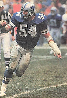 Won a Super Bowl in 1977. Was named Co-MVP of Super Bowl XII. Became a member of the Professional Football Hall of Fame in 1994. Made 9 Pro Bowls (Ranks 3rd in franchise history). His 16 sacks in 1978 is still #3 on the Cowboys Single Season Sack record. Racked up 1104 tackles as well.
 