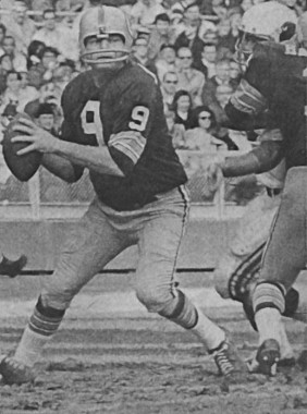 Redskins Quarterback Sonny Jurgensen in 1972