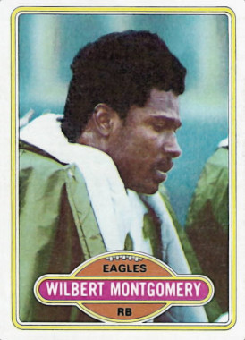 Wilbert Montgomery 1980 Topps Card