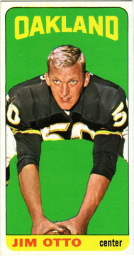 From 1965 - That year his Raiders finished 2nd in the AFL's Western Division as he was named the 1st Team All-League Center.