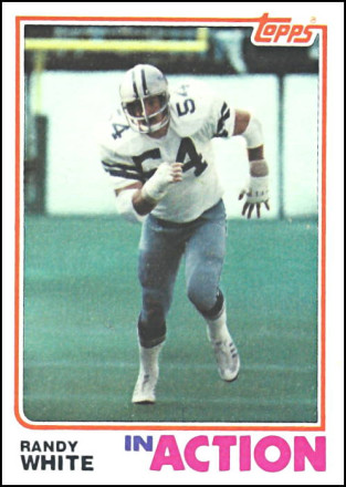 Randy White 1982 Dallas Cowboys Topps Football Card