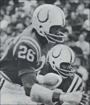 His 14-year career started as a 12-round draft pick out of Illinois by the Baltimore Colts in 1967. Started 7 games on Special Teams that season.