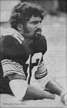 Fullback Franco Harris of the Pittsburgh Steelers