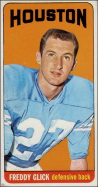 Fred Glick 1965 Houston Oilers Topps Football Card #76