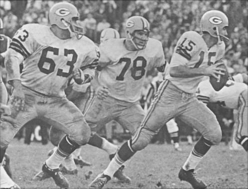 Bart Starr, Fuzzy Thurston & Norm Masters of the 1961 Green Bay Packers