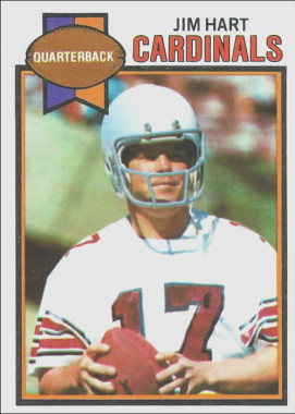 Jim Hart 1979 St. Louis Cardinals Topps Football Card #64
