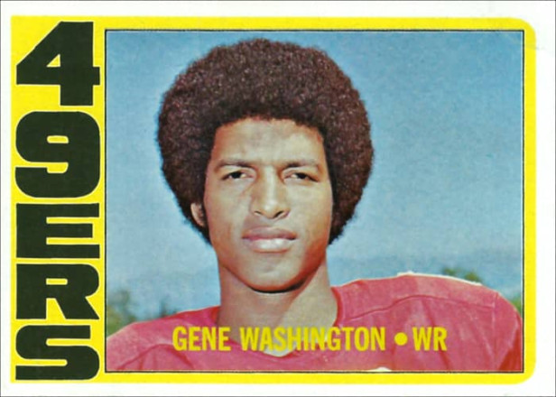Gene Washington 1973 San Francisco 49ers Topps Football Card #90