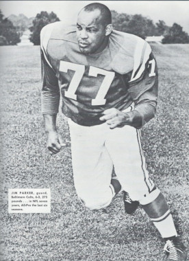 Jim Parker - from a 1964 Tulane Stadium Game Program