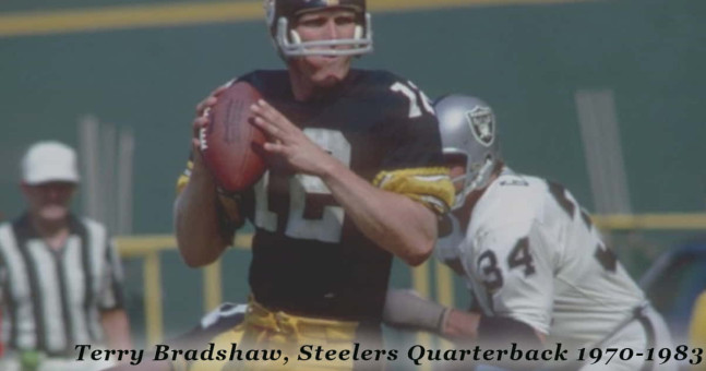 Terry Bradshaw, Steelers Quarterback 1970 to 1983