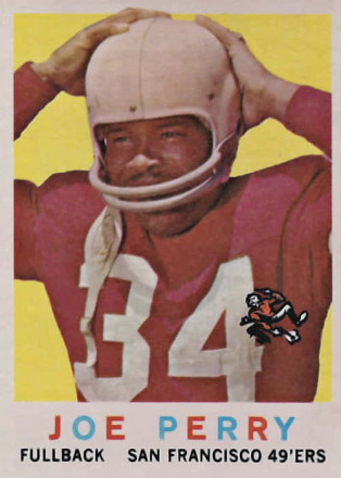 Joe Perry 1959 San Francisco 49ers Topps Football Card #80