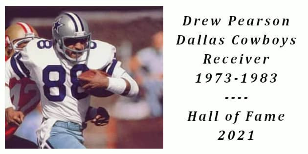 Drew Pearson, Dallas Cowboys Receiver 1973 to 1983