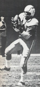 Mike Garrett of the San Diego Chargers in 1973