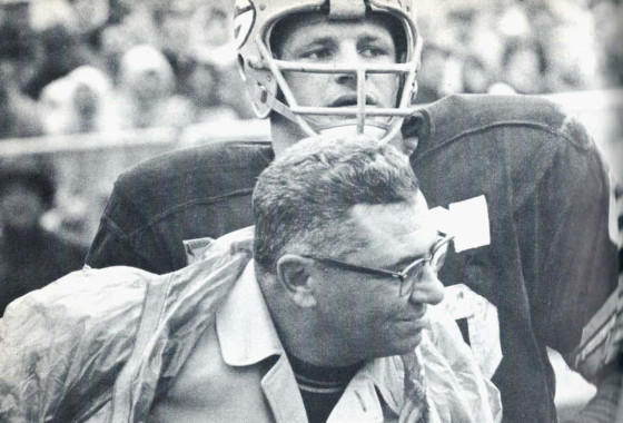 Vince Lombardi with Ray Nitschke