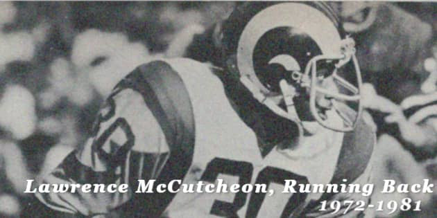 Lawrence McCutcheon, Running Back 1972 to 1981
