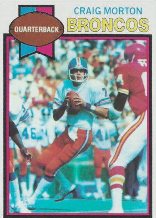 Craig Morton 1979 Denver Broncos Topps Football Card #285