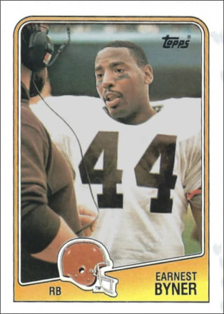 Earnest Byner 1988 Cleveland Browns Topps Football Card #87