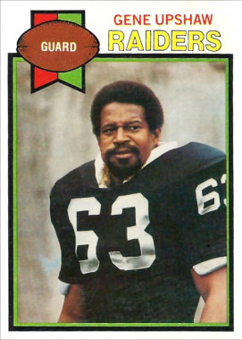 Gene Upshaw 1979 Oakland Raiders Topps Football Card #260