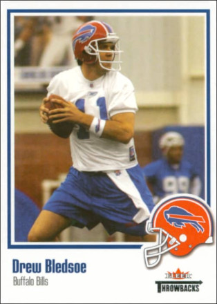 Drew Bledsoe 2002 Buffalo Bills Fleer NFL Football Trading Card #76