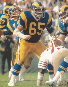 11-time pro bowler for the Rams. NFL Hall of Fame inductee in 1999. 