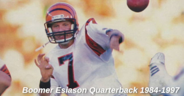 Boomer Esiason, Quarterback 1984 to 1997