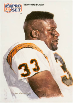 Former All-Pro Strong Safety was in his 6th season in 1991. Started all 16 games for the Bengals and had 4 interceptions on the year - one was returned for a touchdown against the Steelers in December 