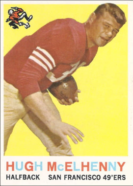 Hugh McElhenny 1959 San Francisco 49ers Topps NFL Trading Card #5