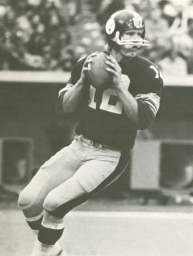 Pittsburgh Steelers Hall of Fame Quarterback, played from 1970 to 1983. Passed for almost 30,000 yards.