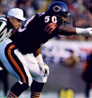 Hall of Fame Chicago Bear Linebacker Mike Singletary