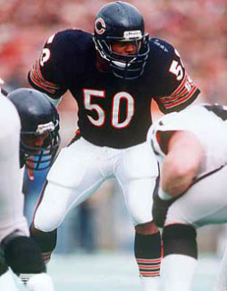 Hall of Fame Chicago Bear Linebacker Mike Singletary