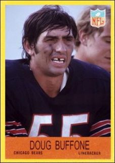 Chicago Bears Linebacker Doug Buffone's 1967 Trading Card