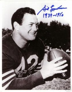 Sid Luckman, Quarterback Chicago Bears 1939 - 1950