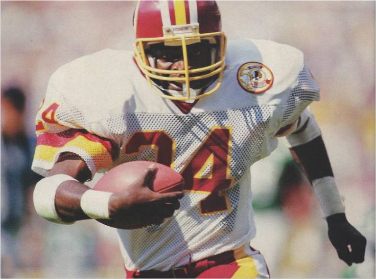 Kelvin Bryant as a rookie in 1986