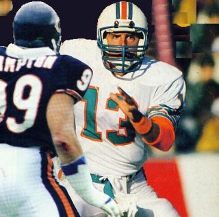 Hall of Famers Dan Marino and Dan Hampton